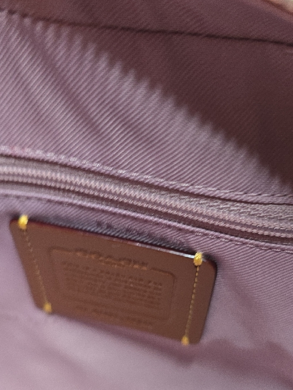Coach Camera Bag With Floral Bow Print - Picture 7 of 14